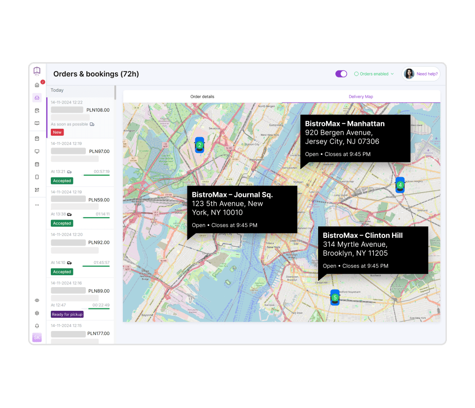 Multi-restaurant delivery software from UpMenu